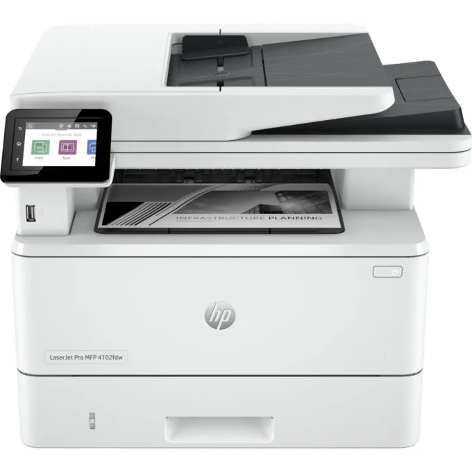 HP LaserJet Pro MFP 4102dw - Monochrome Laser MFP, Duplex, ADF, Wi-Fi & Ethernet, A4 — image 1