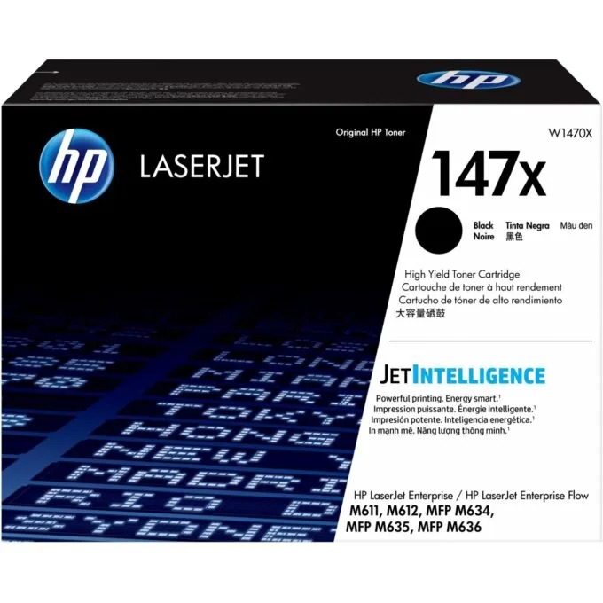 HP LaserJet Toner - 147X (W1470X) - High Yield Black, 25,200 pages, Original — image 1