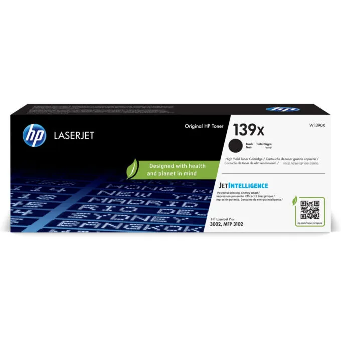 HP LaserJet Toner Cartridge - 139X - High Yield Black Original, 4,000-page, Single Pack — image 1