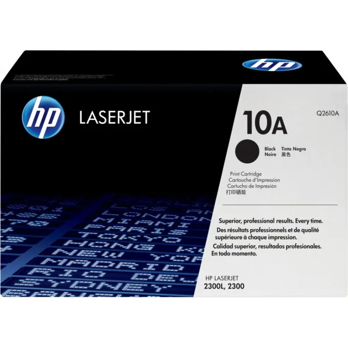 HP LaserJet Toner Cartridge - Q2610A - Original Black, Standard Yield — image 1
