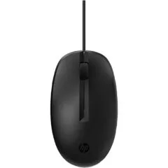 HP Mouse 125 - 125 - USB-A Wired, 3-Button, Black