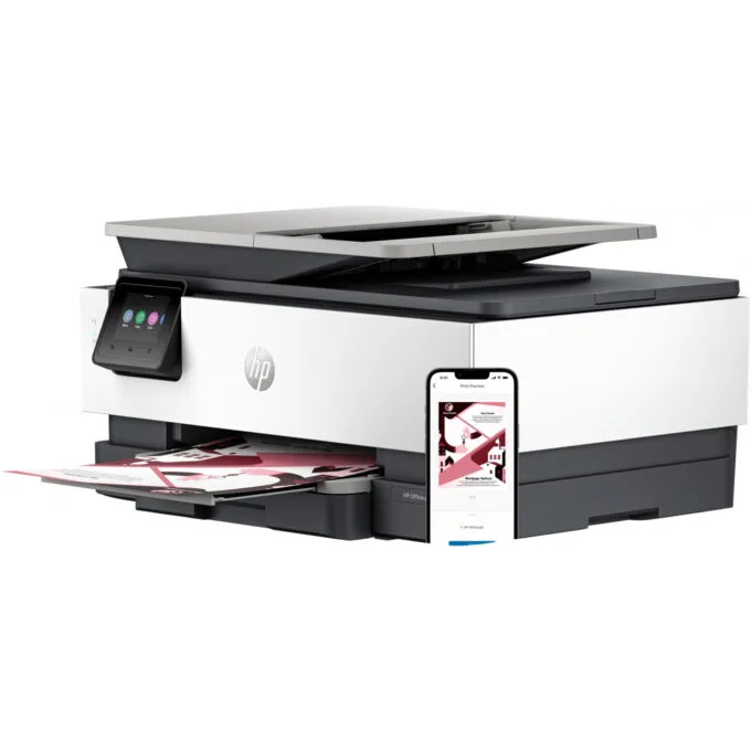 HP OfficeJet Pro 8122e - All-in-One Color Inkjet Printer (3-in-1) - Wi-Fi, ADF, Duplex, 512MB, 1200MHz, Grey — image 4