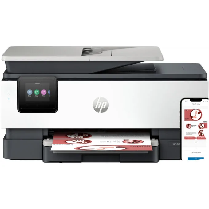 HP OfficeJet Pro 8132e - 4-in-1 Inkjet MFP, Color, Grey, 512MB, 1.2GHz CPU, ADF, Duplex, Wi-Fi & Ethernet — image 1