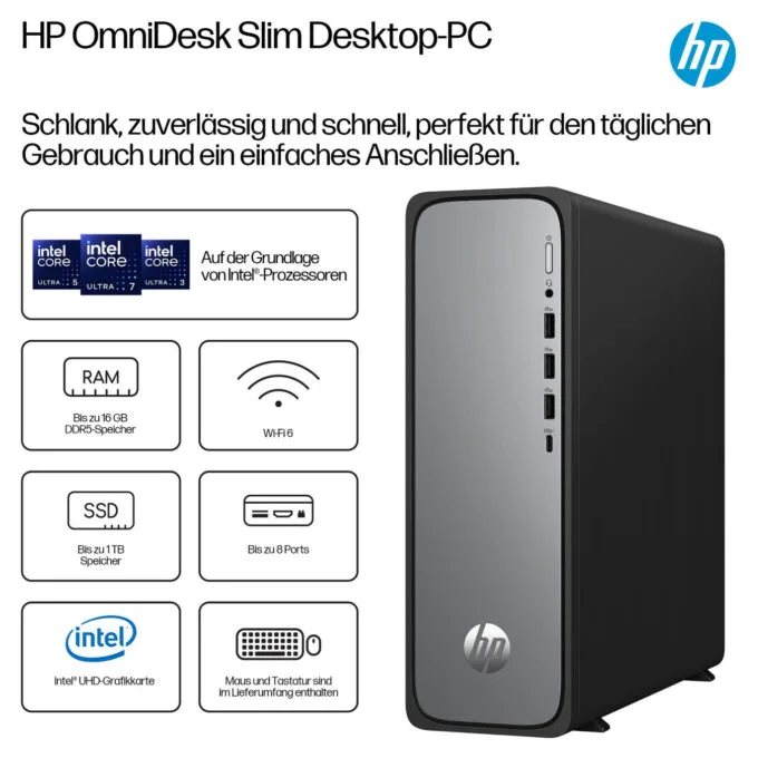 HP OmniDesk Slim S03-0475ng i7-14700 16GB 1TB SSD Windows 11 schwarz — image 4