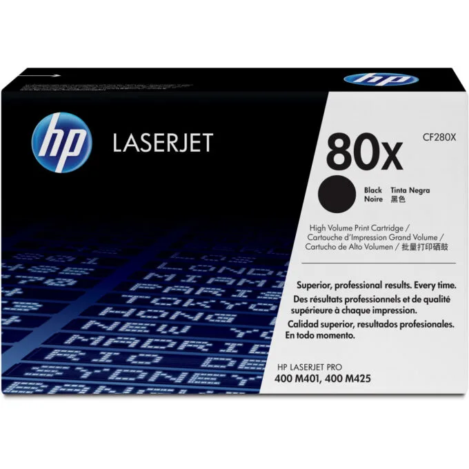 HP Original 80X Toner Cartridge - CF280X - High-Yield Black, approx. 6900 pages — image 1