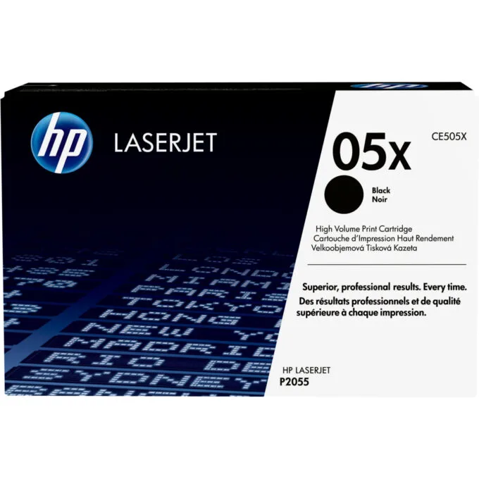 HP Original LaserJet Toner Cartridge - CE505X - High Yield Black, 6,500 pages, 1-Pack — image 1