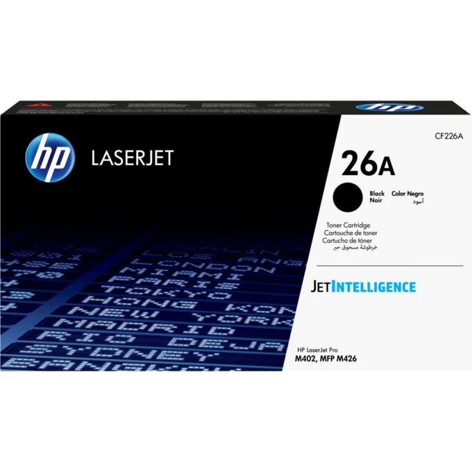HP Original LaserJet Toner - CF226A (26A) - Black, Standard Yield, ~3,100 pages — image 1