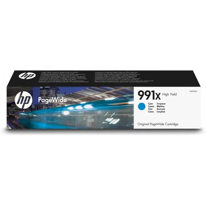 HP PageWide 991X - M0J90AE - High‑Yield Cyan Original Ink Cartridge — image 1