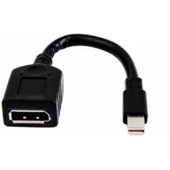 HP Single miniDP-to-DP Adapter Cable - Black
