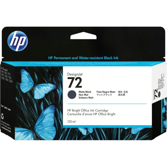 HP Tinte 72 C9403A Schwarz matt — image 1
