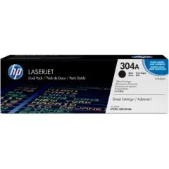 HP Toner 304A Dual Pack - CC530AD - Black