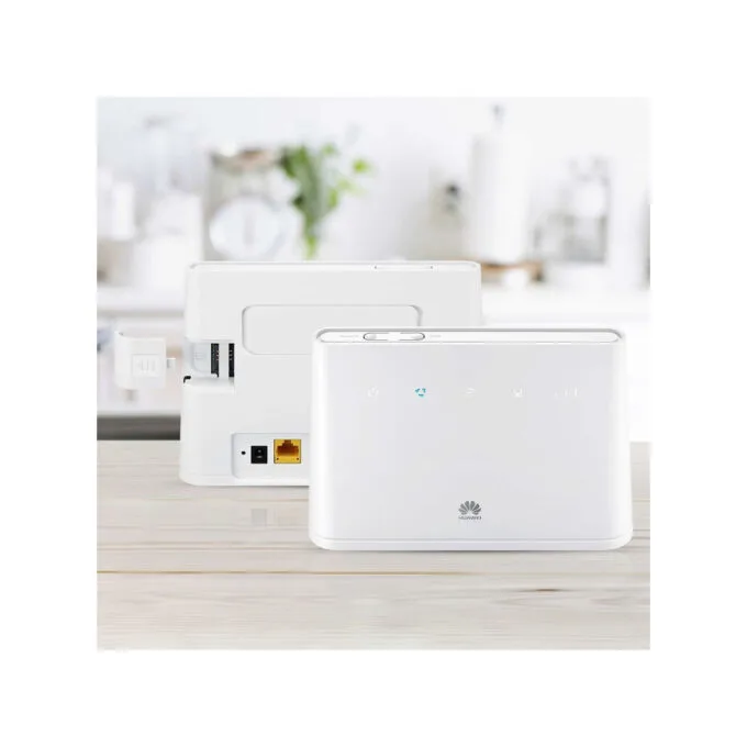 Huawei B311-221 - 4G LTE Router, Single-band 2.4 GHz Wi-Fi 4 (300 Mbps), Gigabit LAN, RJ-11, White — image 7