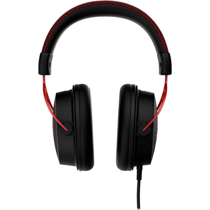 HyperX Cloud Alpha Gaming Headset - Wired Over-Ear Closed - Black/Red — image 2