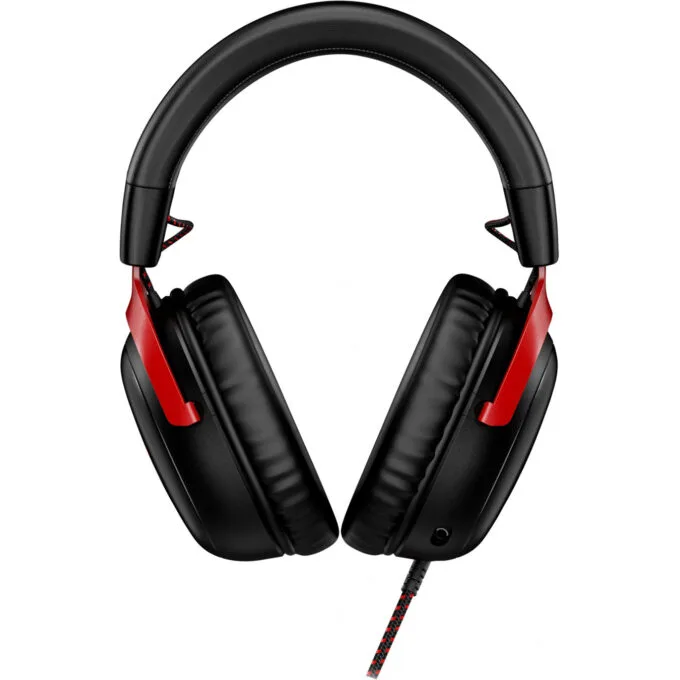 HyperX Cloud III Gaming Headset USB-C - DTS Headphone:X 7.1 - Black/Red — image 2