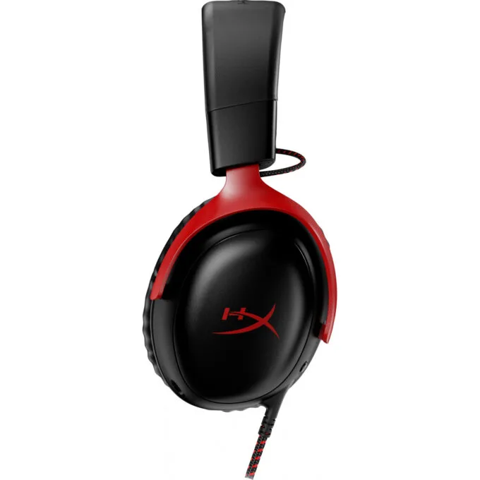 HyperX Cloud III Gaming Headset USB-C - DTS Headphone:X 7.1 - Black/Red — image 7