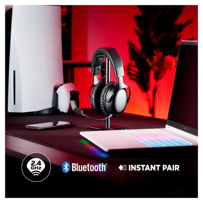 HyperX Cloud III S Wireless Gaming Headset black — image 4