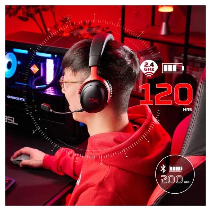 HyperX Cloud III S Wireless Gaming Headset black — image 7