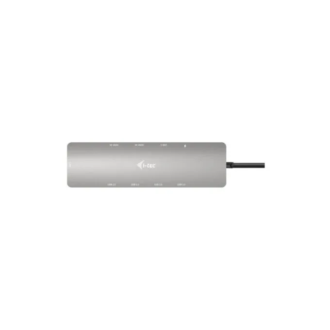 i-tec Metal Nano USB-C Dock - 2×HDMI, 100W Power Delivery, Silver, Dual Display, USB 3.2 Gen1 — image 2