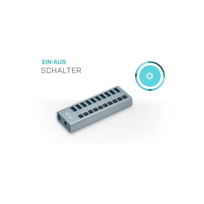 I-Tec U3CHARGEHUB10 USB 3.0 10-Port Charging Hub 48W — image 6