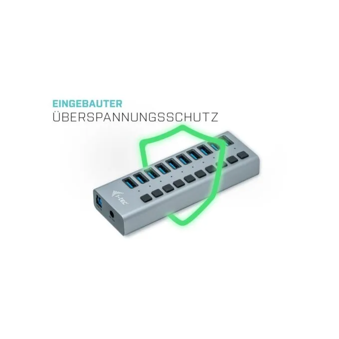 I-Tec U3CHARGEHUB10 USB 3.0 10-Port Charging Hub 48W — image 7