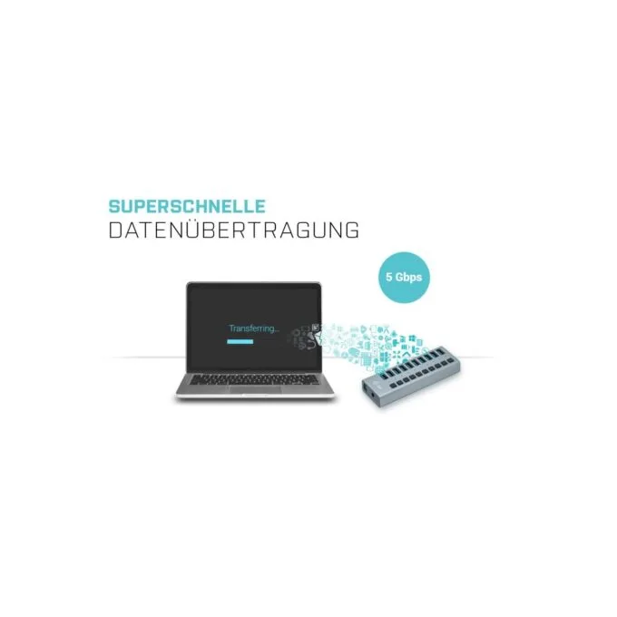 I-Tec U3CHARGEHUB10 USB 3.0 10-Port Charging Hub 48W — image 8