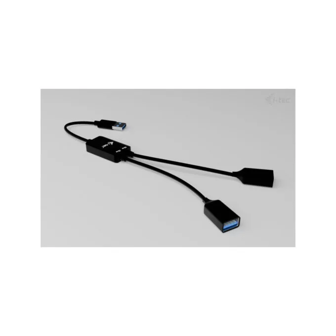 i-tec USB-A Cable Hub 2-Port - 2x USB-A 3.2 Gen 1 (5 Gbit/s), 10 cm Cable, Black — image 5