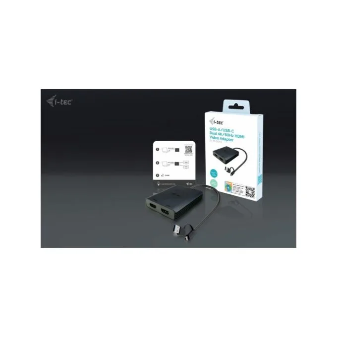 I-TEC USB-C 2x HDMI Adapter - Dual HDMI outputs — image 3