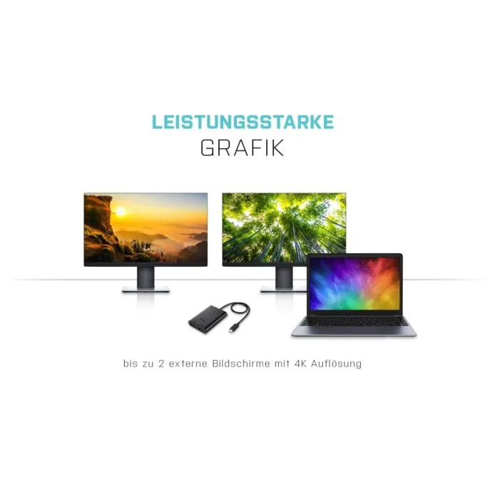 I-TEC USB-C 4K Dual HDMI Adapter - 4K60Hz on both ports, PD passthrough, Plug-and-play — image 10