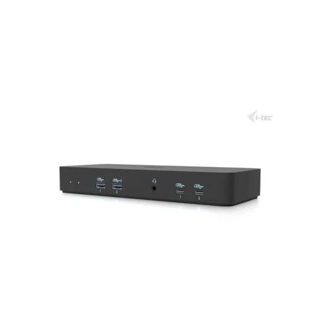 I-TEC USB-C Intelligent Triple Display Docking Station - Black - 1x HDMI, 2x DP, 1x GLAN, 2x USB-C Gen2 — image 2