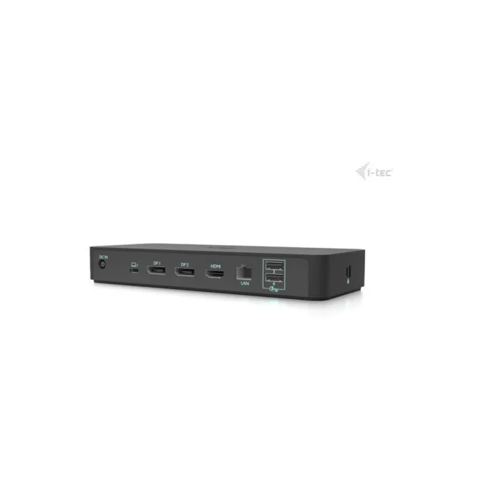 I-TEC USB-C Intelligent Triple Display Docking Station - Black - 1x HDMI, 2x DP, 1x GLAN, 2x USB-C Gen2 — image 3