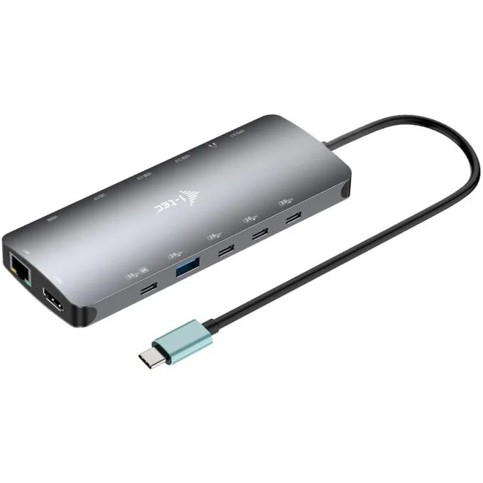 I-TEC USB-C Metal Nano 3x Display Docking Station - 2x HDMI, LAN, Audio — image 2