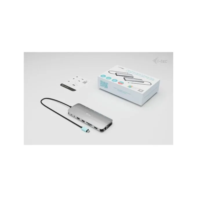 I-TEC USB-C Metal Nano Dock - Nano - 3x Display, 2x HDMI, USB-C video, LAN, Audio — image 5