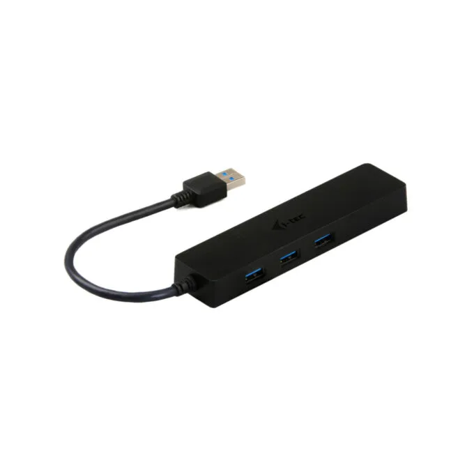 i-tec USB-C Slim Hub - 3-Port with Gigabit Ethernet Adapter - Compact Aluminum USB-C Adapter — image 2