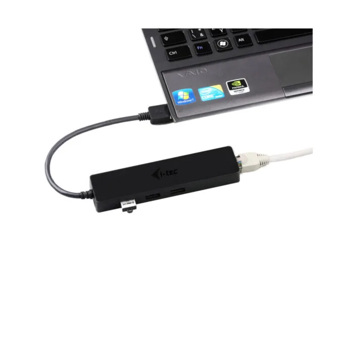 i-tec USB-C Slim Hub - 3-Port with Gigabit Ethernet Adapter - Compact Aluminum USB-C Adapter — image 6