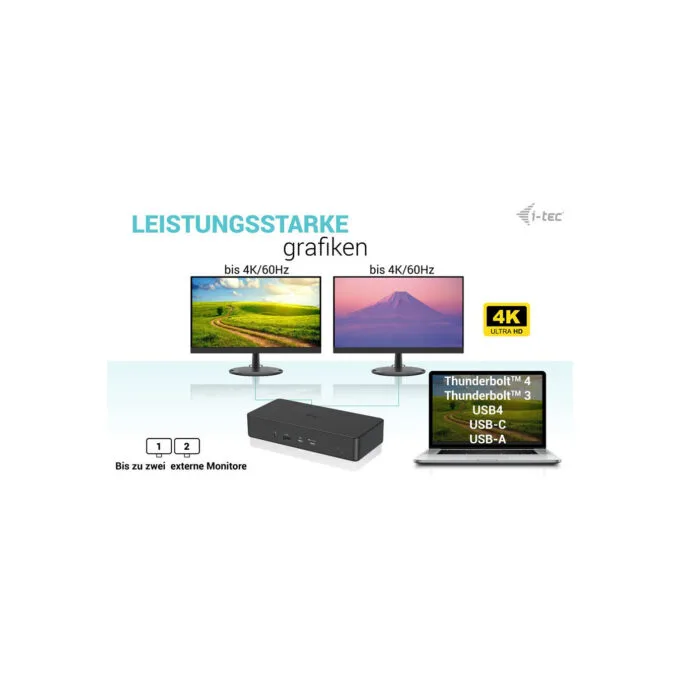 I-Tec USB-C Thunderbolt 3 Dual 4K Docking Station — image 9