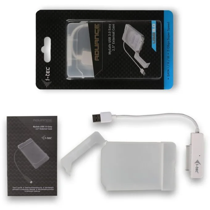 I-TEC USB External Case 2.5IN - 2.5 SATA Drive Enclosure, USB Interface — image 9