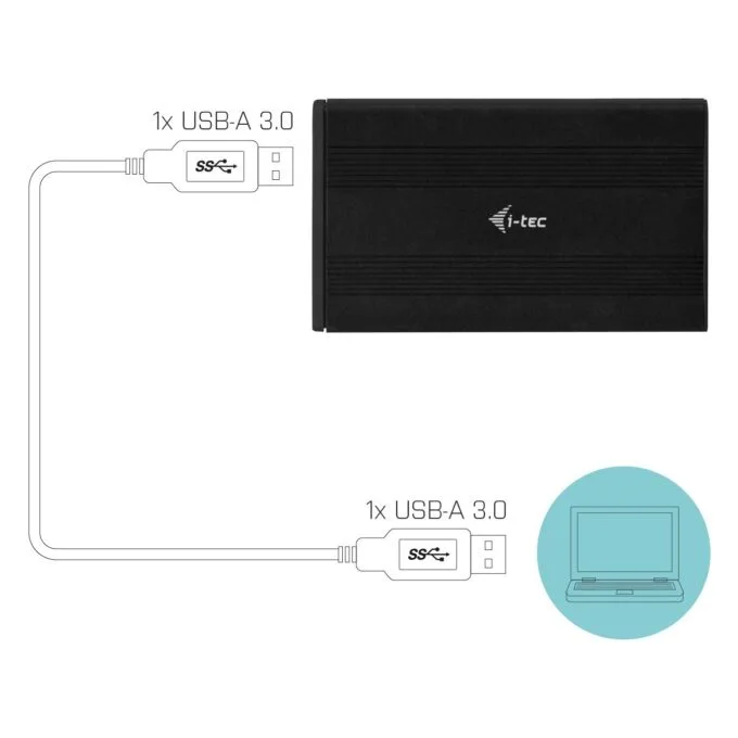 I-TEC USB External Case 2.5IN - 2.5in Drive Enclosure — image 10