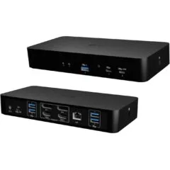 I-TECH Universal Dual Display DS 2xHDMI 2xDP 1xGLAN 2xUSB-C Gen2 3xUSB-A Gen2 - Black - Characteristics