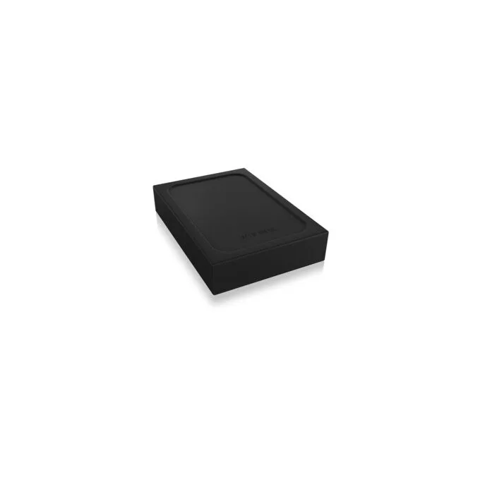 ICY BOX 2.5in SATA Enclosure to USB 3.0 Host with Write Protect - Aluminum + Silicone Protective Case — image 1