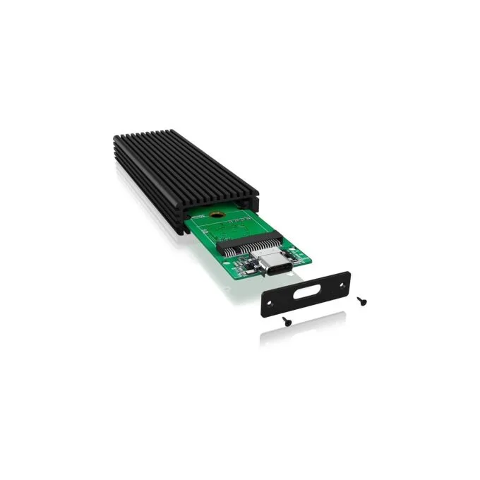 ICY BOX External USB-C 3.1 NVMe M.2 Enclosure - IB-1816M-C31 - Aluminium, Black — image 6