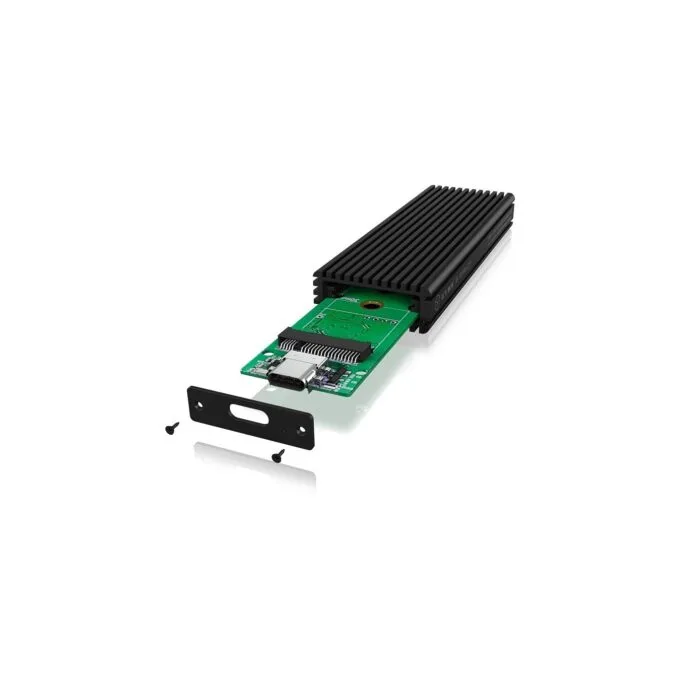ICY BOX External USB-C 3.1 NVMe M.2 Enclosure - IB-1816M-C31 - Aluminium, Black — image 8