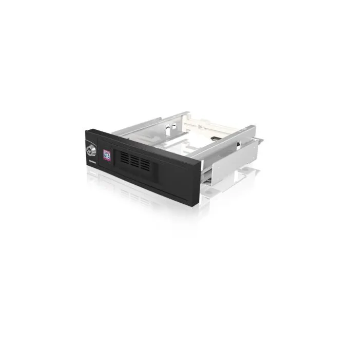 ICY BOX - IB-168SK-B - Tray for 3.5' SATA HDD in a 5.25' Bay with Lock — image 2