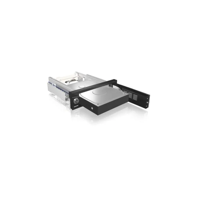 ICY BOX - IB-168SK-B - Tray for 3.5' SATA HDD in a 5.25' Bay with Lock — image 1