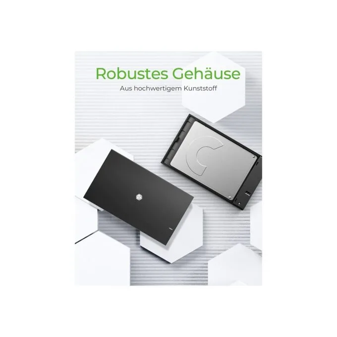 ICY BOX IB-200T-C3 - 2.5" SATA SSD Enclosure, USB 3.2 Gen1, USB-C, Black — image 7