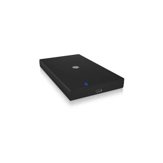 ICY BOX IB-200T-C3 - 2.5" SATA SSD Enclosure, USB 3.2 Gen1, USB-C, Black — image 1