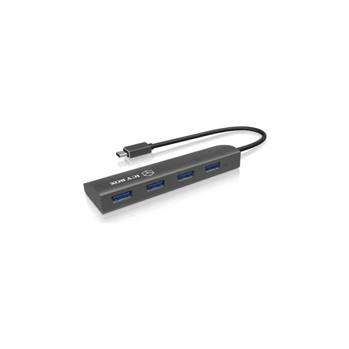 ICY BOX IB-AC6405-C USB-C HUB 4-Port - IB-AC6405-C - USB-C Hub with 4x USB 3.0 Ports — image 2