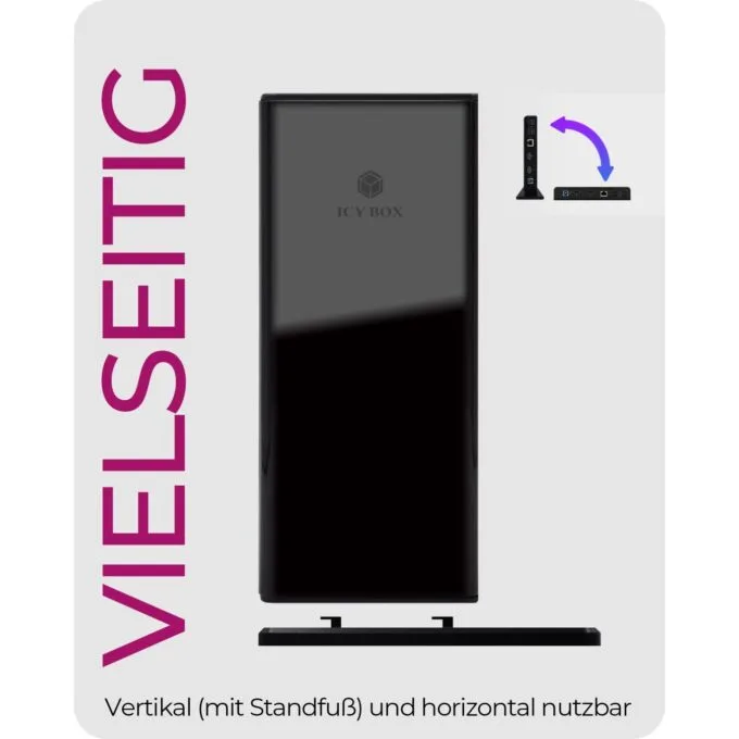 ICY BOX IB-DK2251AC USB-C/A 11-in-1 Docking Station - 6x USB 2x HDMI — image 1