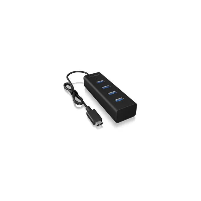 ICY BOX IB-HUB1409-C3 USB-C Hub 4x USB 3.0 Aluminum — image 2