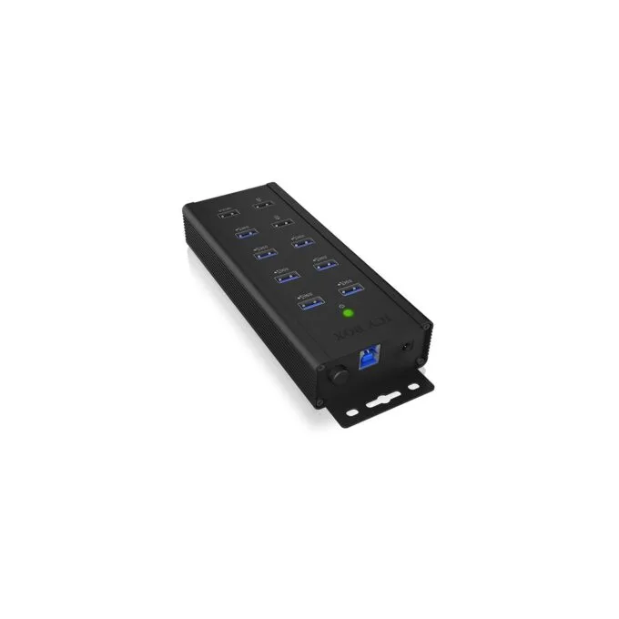 ICY BOX IB-HUB1703-QC3 USB 3.0 HUB 7-Port 7xUSB 3.0 3xLadeanschluss QC3.0 - IB-HUB1703-QC3 - USB 3.0 Hub — image 1