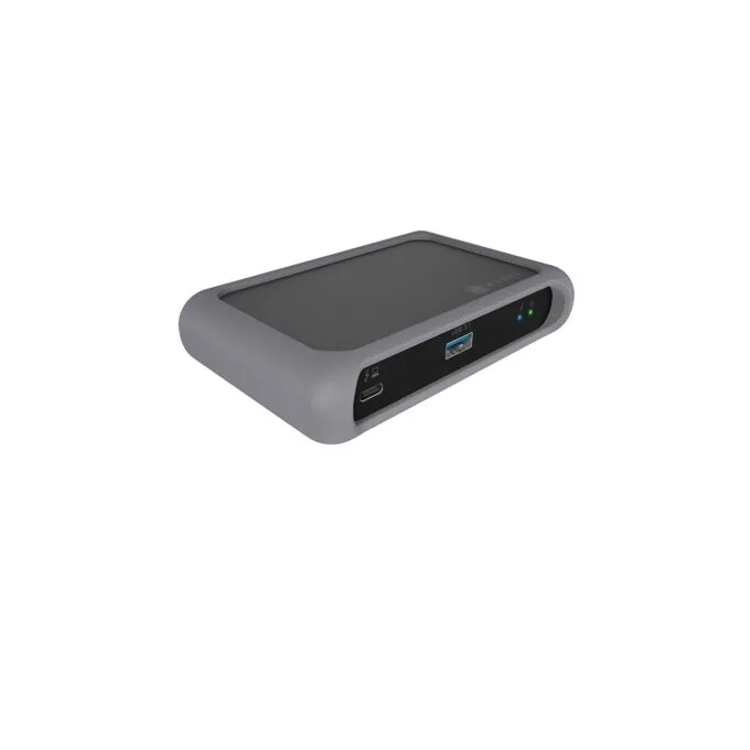 ICY BOX IB-HUB801-TB4 Thunderbolt 4 Hub 4-Port Dock - IB-HUB801-TB4 - Anthracite/Black — image 1